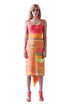 Ebony "Summer Sky" Silk Scarf Dress
